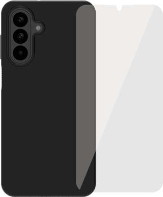 BlueBuilt Samsung Galaxy A26 Back Cover Noir + Protège-écran Verre