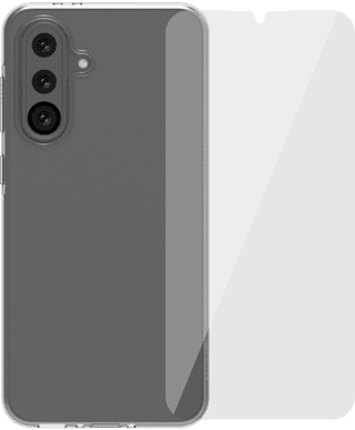 BlueBuilt Samsung Galaxy A36 Back Cover Transparent + Protège-écran Verre