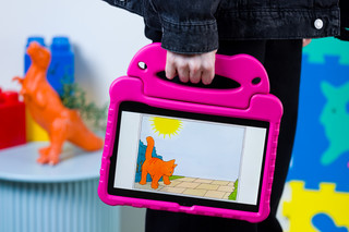 BlueBuilt Samsung Galaxy Tab A9 Plus Kids Cover Rose