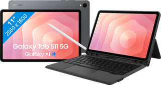 Samsung Galaxy Tab S11 11 inch 256GB Wifi + 5G Grijs + BlueBuilt Toetsenbord Hoes AZERTY