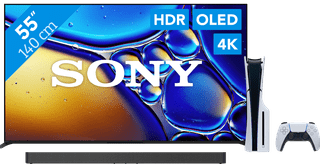 Sony 55" Bravia 8 II 4K QD-OLED + Sony Bravia Theatre Bar 8 Noir + PlayStation 5