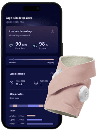 Owlet Dream Sock Dusty Rose OW-DS-RO