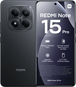 Redmi Note 15 Pro 256GB Zwart 4G
