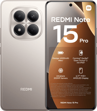 Redmi Note 15 Pro 256GB Goud 4G