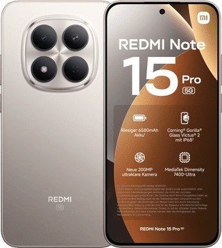 Redmi Note 15 Pro 256 Goud 5G