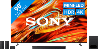 Sony Bravia 7 II True RGB 98" (2026) + Sony Bravia Theatre System 6 Zwart