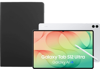Samsung Galaxy Tab S12 Ultra 14.6 inches 512GB WiFi Silver + BlueBuilt Book Case Black