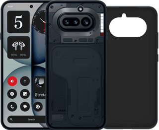 Nothing Phone (4a) 256GB Zwart 5G + BlueBuilt Back Cover Zwart