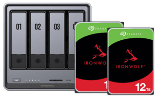 UGREEN NASync DXP4800 Plus + Seagate IronWolf 12TB Duo Pack