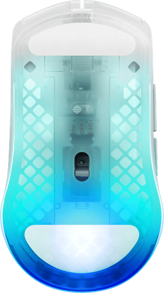 SteelSeries Aerox 3 Gen 2 Draadloze Gaming Muis Ghost