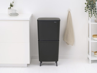 Brabantia SortUp Recycle Hi afvalemmer 25+10+10L Grijs