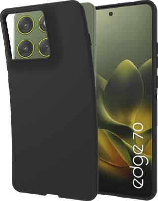 Just in Case Soft Design Motorola Edge 70 Back Cover Noir