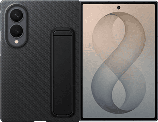 Samsung Galaxy Z Fold 8 Standing Grip Back Cover with Magnet Black