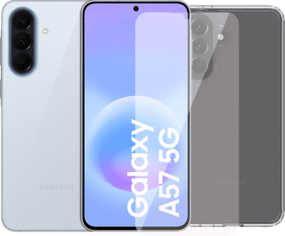 Samsung Galaxy A57 128 Go Bleu Clair 5G + Pack d'Accessoires