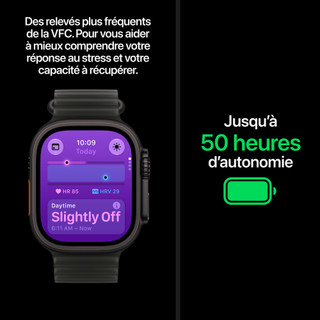 Apple Watch Ultra 4 Cellular 49 mm Naturel Bracelet Océan