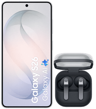 Samsung Galaxy S26 256 Go Blanc 5G + Samsung Galaxy Buds4 Pro Noir