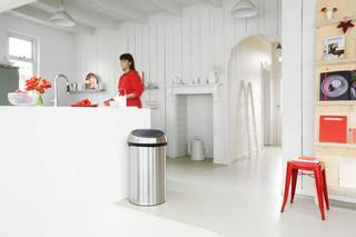 Brabantia Touch Bin 60 Litres Inox Anti-traces de Doigts