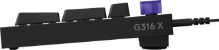 Logitech G316 X 98 Bedrade Gaming Toetsenbord Azerty Zwart
