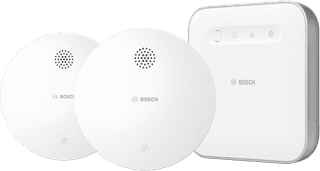 Bosch Détecteur de Fumée Sans Fil Lot de 2 + Bosch Bosch Contrôleur Smart Home