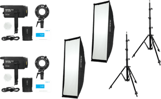 Nanlite FS 60B LED Dual Kit (met lightstand en softbox)
