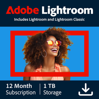 Adobe Lightroom CC 1 Year + 1TB Cloud Storage - Digital