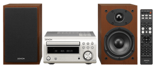 Denon D-M41DAB Zilver/Bruin