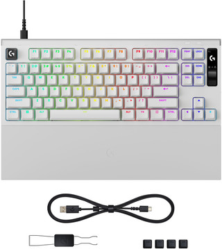 Logitech G PRO X2 RAPID TKL Clavier Gamer Blanc AZERTY