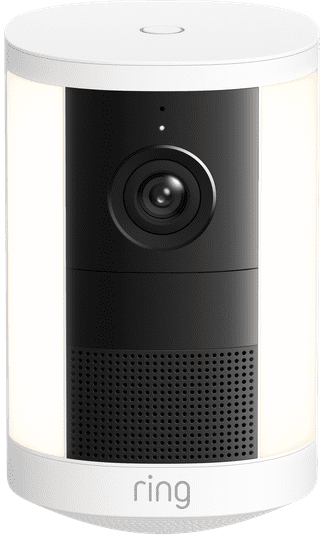 Ring Spotlight Camera 2e Generatie Stekker Wit
