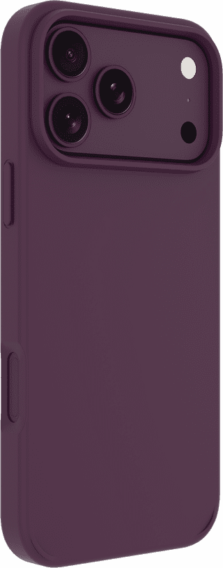 BlueBuilt MagSafe Hoesje iPhone 18/17 Pro Max Paars + Kaarthouder Leer Zwart