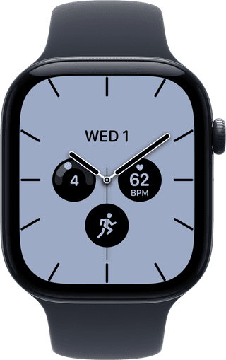 Apple Watch Series 12 Cellular 46 mm Céramique Bleu Nuit Bracelet Sport M/L