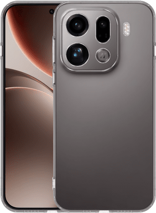 Just in Case Soft Design OPPO Find X9 Pro Back Cover Transparent