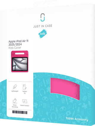 Just in Case Apple iPad Air 11 inches (2026/2025/2024) Kids Cover Pink