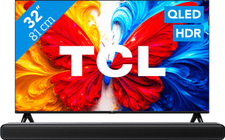 TCL 32" QLED S5L 4K (2026) + TCL S45H 2.0 Barre de Son