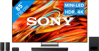 Sony Bravia 7 II True RGB 85" (2026) + Sony Bravia Theatre System 6 Zwart