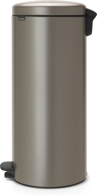 Brabantia NewIcon Pedal Trash Can 30L Platinum