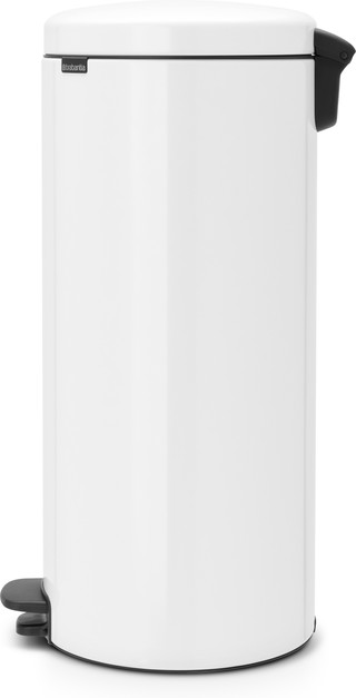 Brabantia NewIcon Pedal Trash Can 30L White