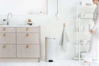 Brabantia NewIcon Pedal Trash Can 30L White