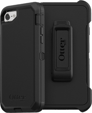 OtterBox Defender Apple iPhone SE 2022 / SE 2020 / 8 / 7 Back Cover Zwart
