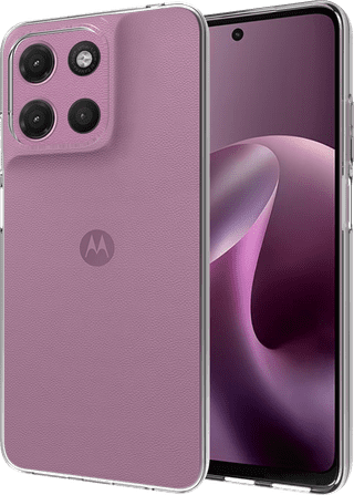 Just in Case Soft Design Motorola Moto G17 / G17 Power Back Cover Transparent