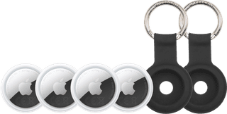 Apple AirTag 2 (4-Pack) + 2 x Bluebuilt Apple AirTag Keychain