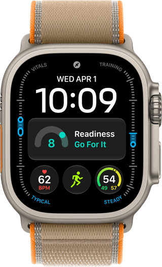 Apple Watch Ultra 4 Cellular 49mm Natural Trail Band S/M