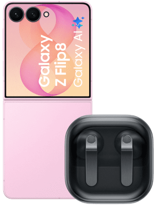 Samsung Galaxy Z Flip 8 256GB Pink 5G + Samsung Galaxy Buds4 Black