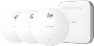 Bosch Détecteur de Fumée Sans Fil Lot de 3 + Bosch Bosch Contrôleur Smart Home