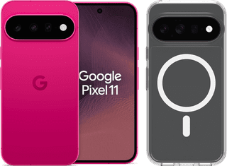 Google Pixel 11 256GB Roze 5G + BlueBuilt Back Cover Transparant