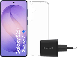 Samsung Galaxy S26 Plus 256 Go Bleu Foncé 5G + Pack d'Accessoires de Base