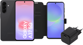 Samsung Galaxy A37 128 Go Noir 5G Enterprise Edition + Pack d'Accessoires de Base