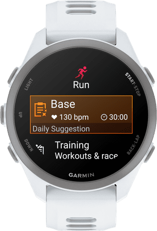 Garmin Forerunner 170 43 mm Blanc