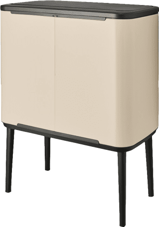 Brabantia Bo Touch Bin Poubelle 3 x 11 Litres Soft Beige