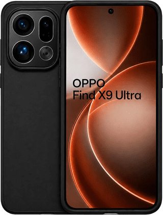Just in Case Soft Design OPPO Find X9 Ultra Back Cover Zwart