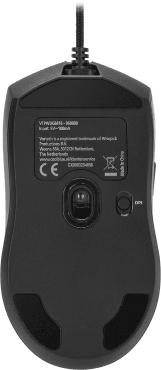 Vortech Pro Souris Gamer Filaire Noir
